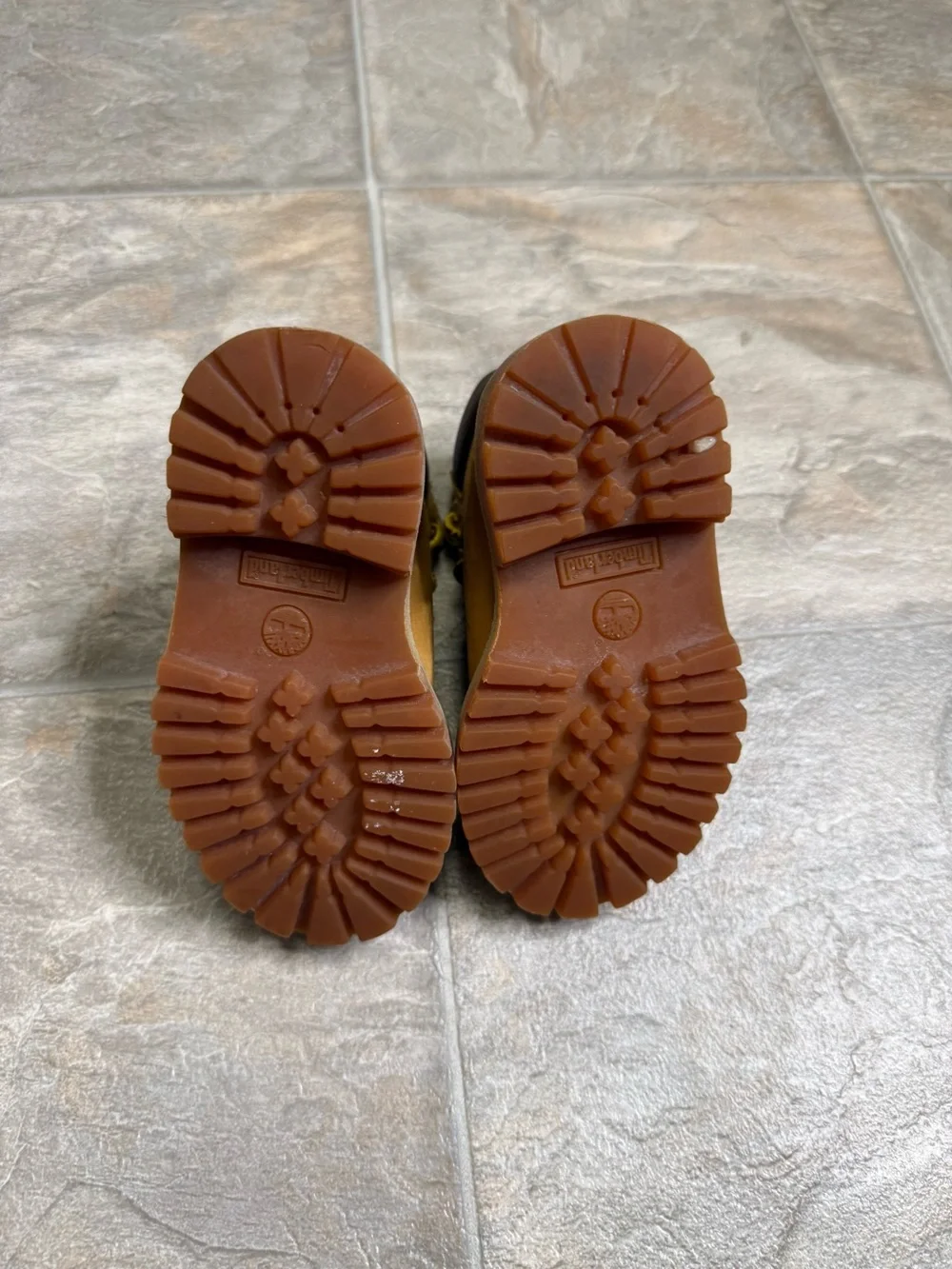 Timberland 6in Premium Boots TD Boys Shoe Size 5c Biege 12809 Preowned